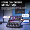 imageElgato Stream Deck  White  Studio Controller with LCD Keys Dials and Touch Strip for Post Production in Adobe Premiere Pro Photoshop DaVinci Resolve Final Cut Pro  Workflow AutomationBlack