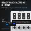 imageElgato Stream Deck  White  Studio Controller with LCD Keys Dials and Touch Strip for Post Production in Adobe Premiere Pro Photoshop DaVinci Resolve Final Cut Pro  Workflow AutomationWhite