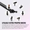 imageElgato Wave Mic Arm  Premium Broadcasting Boom Arm with Cable Management Channels Desk Clamp 14 Thread Adapters Fully Adjustable perfect for Podcasts Streaming Gaming Home Office RecordingMic Arm