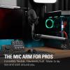 imageElgato Wave Mic Arm Pro  360 Rotatable Low Profile Gas Spring Microphone Arm Works MicsShure SM7BHyperX QuadCastRodeBlue Yeti amp More  for BroadcastingPodcastingStreamingBlack