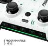 imageSCUF ENVISION PRO V1 2023 COD Warzone Light Wireless PC Only Gaming Controller  Five Remappable GKeys Remappable Back Paddles Instant Triggers iCUE CompatibleWhite Warzone