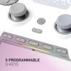 imageSCUF ENVISION PRO V1 2023 COD Warzone Light Wireless PC Only Gaming Controller  Five Remappable GKeys Remappable Back Paddles Instant Triggers iCUE CompatibleWhite