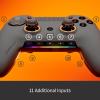 imageSCUF ENVISION PRO Wireless V2 2025 PC Only Gaming Controller  AntiDrift Thumbsticks  Five Remappable GKeys  Remappable Back Paddles  Instant Triggers  WhiteSteel Gray