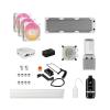 imageCORSAIR XH505i RX 360 RGB Custom Cooling Kit  XC7 CPU Water Block XD6 Pump Reservoir 3X RX120 RGB Fans XR5 360mm Radiator System Hub Included  BlackWhite