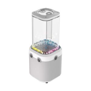 imageCORSAIR iCUE Link XD6 RGB Elite PumpReservoir Unit  FlowDrive Max Pump Builtin Temperature Sensor 22 Addressable RGB LEDs 440ml Transparent Nylon Reservoir  Stealth GrayWhite
