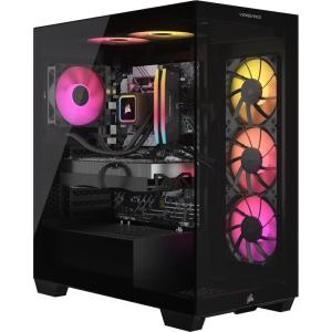 imageCorsair Vengeance a7500 Gaming PC  Liquid Cooled AMD Ryzen 7 9800X3D CPU  AMD Radeon RX 9070XT GPU  32GB Vengeance RGB DDR5 Memory  1TB M2 SSD  BlackBlack