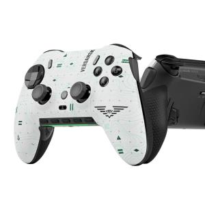 imageSCUF ENVISION PRO V1 2023 COD Warzone Light Wireless PC Only Gaming Controller  Five Remappable GKeys Remappable Back Paddles Instant Triggers iCUE CompatibleWhite Warzone