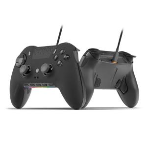 imageSCUF ENVISION Wired V2 2025 PC Only Gaming Controller  AntiDrift Thumbsticks  Five Remappable GKeys  Remappable Back Paddles  Black