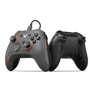 imageSCUF VALOR PRO Wired Performance Xbox Controller  Customizable Back Paddles Instant Triggers Hall Effect Thumbsticks Audio Controls Xbox Series XS Xbox One Windows PC  Light GraySteel Gray