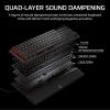 imageCorsair Vanguard 96 Wireless Mechanical RGB Gaming Keyboard  QWERTY US 96 Layout HotSwappable MLX Switches 8000Hz HyperPolling Stream Deck Integration Flashtap SOCD  Black