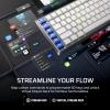 imageCorsair Vanguard AIR 99 Wireless LowProfile OpticalMechanical RGB Gaming Keyboard  QWERTY US 99 Layout OPX Switches 8000Hz HyperPolling Stream Deck Integration Flashtap SOCD  WhiteWhite