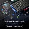 imageCorsair Vanguard AIR 99 Wireless LowProfile OpticalMechanical RGB Gaming Keyboard  QWERTY US 99 Layout OPX Switches 8000Hz HyperPolling Stream Deck Integration Flashtap SOCD  WhiteBlack