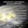 imageCorsair Vanguard AIR 99 Wireless LowProfile OpticalMechanical RGB Gaming Keyboard  QWERTY US 99 Layout OPX Switches 8000Hz HyperPolling Stream Deck Integration Flashtap SOCD  WhiteWhite