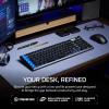 imageCorsair Vanguard AIR 99 Wireless LowProfile OpticalMechanical RGB Gaming Keyboard  QWERTY US 99 Layout OPX Switches 8000Hz HyperPolling Stream Deck Integration Flashtap SOCD  WhiteBlack