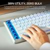 imageCorsair Vanguard AIR 99 Wireless LowProfile OpticalMechanical RGB Gaming Keyboard  QWERTY US 99 Layout OPX Switches 8000Hz HyperPolling Stream Deck Integration Flashtap SOCD  WhiteWhite