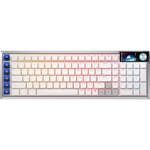 imageCorsair Vanguard AIR 99 Wireless LowProfile OpticalMechanical RGB Gaming Keyboard  QWERTY US 99 Layout OPX Switches 8000Hz HyperPolling Stream Deck Integration Flashtap SOCD  WhiteWhite