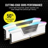 image:imageCORSAIR Vengeance RGB DDR5 RAM 128GB 4x32GB 5600MHz CL40 Intel XMP iCUE Compatible Computer Memory  Black CMH128GX5M4B5600C40White