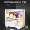 image:imageCORSAIR 2800X RSR Reverse Fan ARGB MicroATX PC Case  3X Fans Included Panoramic Glass Modular Customization GPU AntiSag Reverse Connection Motherboard Compatible  BlackWhite