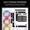 image:imageCORSAIR 2800X RSR Reverse Fan ARGB MicroATX PC Case  3X Fans Included Panoramic Glass Modular Customization GPU AntiSag Reverse Connection Motherboard Compatible  BlackWhite