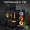 image:imageCORSAIR 2800X RSR Reverse Fan ARGB MicroATX PC Case  3X Fans Included Panoramic Glass Modular Customization GPU AntiSag Reverse Connection Motherboard Compatible  BlackBlack