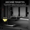 image:imageCORSAIR 3200D RS ARGB MidTower PC Case  3X RS120 ARGB PWM Fans Included GPU Antisag Stabilization Arm ASUS BTF MSI Project Zero Gigabyte Project Stealth  WhiteSmoke