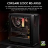 image:imageCORSAIR 3200D RS ARGB MidTower PC Case  3X RS120 ARGB PWM Fans Included GPU Antisag Stabilization Arm ASUS BTF MSI Project Zero Gigabyte Project Stealth  WhiteBlack