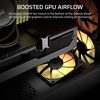 image:imageCORSAIR 3200D RS ARGB MidTower PC Case  3X RS120 ARGB PWM Fans Included GPU Antisag Stabilization Arm ASUS BTF MSI Project Zero Gigabyte Project Stealth  WhiteSmoke