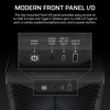 image:imageCORSAIR 3200D RS ARGB MidTower PC Case  3X RS120 ARGB PWM Fans Included GPU Antisag Stabilization Arm ASUS BTF MSI Project Zero Gigabyte Project Stealth  WhiteSmoke