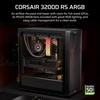image:imageCORSAIR 3200D RS ARGB MidTower PC Case  3X RS120 ARGB PWM Fans Included GPU Antisag Stabilization Arm ASUS BTF MSI Project Zero Gigabyte Project Stealth  WhiteSmoke