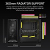 image:imageCORSAIR 3200D RS MidTower PC Case  3X RS120 PWM Fans Included GPU Antisag Stabilization Arm ASUS BTF MSI Project Zero Gigabyte Project Stealth  BlackBlack