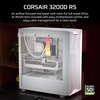 image:imageCORSAIR 3200D RS MidTower PC Case  3X RS120 PWM Fans Included GPU Antisag Stabilization Arm ASUS BTF MSI Project Zero Gigabyte Project Stealth  BlackWhite