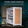 image:imageCORSAIR Frame 4000D Wood RS Modular MidTower ATX PC Case  Wood Front Panel 4X RS120 PWM Fans Included InfiniRail Fan Mount System Reverse GPU AntiSag and Motherboard Support  WhiteOakWhiteOak