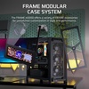 image:imageCORSAIR Frame 4000D Wood RS Modular MidTower ATX PC Case  Wood Front Panel 4X RS120 PWM Fans Included InfiniRail Fan Mount System Reverse GPU AntiSag and Motherboard Support  WhiteOakBlackWalnut