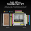 image:imageCORSAIR Frame 4000D Wood RS Modular MidTower ATX PC Case  Wood Front Panel 4X RS120 PWM Fans Included InfiniRail Fan Mount System Reverse GPU AntiSag and Motherboard Support  WhiteOakWhiteOak
