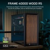 image:imageCORSAIR Frame 4000D Wood RS Modular MidTower ATX PC Case  Wood Front Panel 4X RS120 PWM Fans Included InfiniRail Fan Mount System Reverse GPU AntiSag and Motherboard Support  WhiteOakBlackWalnut