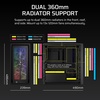 image:imageCORSAIR Frame 4000X RS Modular MidTower ATX PC Case  RGB Front Panel 4X RS120 PWM Fans Included InfiniRail Fan Mount System Reverse GPU AntiSag and Motherboard Support  WhiteBlack