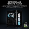 image:imageCORSAIR Frame 4500X RSR ARGB Bundle  Includes 3X RS120R ARGB Fans 1x RS120 ARGB Fan 1x Nautilus RS 360 ARGB CPU Cooler  Black