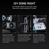 image:imageCORSAIR Frame 4500X RSR ARGB Bundle  Includes 3X RS120R ARGB Fans 1x RS120 ARGB Fan 1x Nautilus RS 360 ARGB CPU Cooler  Black