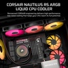 image:imageCORSAIR Frame 4500X RSR ARGB Bundle  Includes 3X RS120R ARGB Fans 1x RS120 ARGB Fan 1x Nautilus RS 360 ARGB CPU Cooler  Black