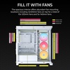 image:imageCORSAIR Frame 4500X RSR ARGB Bundle  Includes 3X RS120R ARGB Fans 1x RS120 ARGB Fan 1x Nautilus RS 360 ARGB CPU Cooler  White
