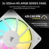 image:imageCORSAIR Frame 4500X RSR ARGB Bundle  Includes 3X RS120R ARGB Fans 1x RS120 ARGB Fan 1x Nautilus RS 360 ARGB CPU Cooler  White
