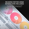 image:imageCORSAIR Frame 4500X RSR ARGB Bundle  Includes 3X RS120R ARGB Fans 1x RS120 ARGB Fan 1x Nautilus RS 360 ARGB CPU Cooler  White
