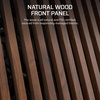 image:imageCORSAIR Frame 5000D Wood RS MidTower ATX PC Case  Solid Wood Airflow Panel 3X PreInstalled Fans Modular Customization Spacious Interior GPU AntiSag  BlackWalnutBlackWalnut