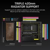 image:imageCORSAIR Frame 5000D Wood RS MidTower ATX PC Case  Solid Wood Airflow Panel 3X PreInstalled Fans Modular Customization Spacious Interior GPU AntiSag  BlackWalnutBlackWalnut