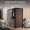 image:imageCORSAIR Frame 5000D Wood RS MidTower ATX PC Case  Solid Wood Airflow Panel 3X PreInstalled Fans Modular Customization Spacious Interior GPU AntiSag  BlackWalnutBlackWalnut