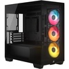 image:imageCORSAIR 2800X RSR Reverse Fan ARGB MicroATX PC Case  3X Fans Included Panoramic Glass Modular Customization GPU AntiSag Reverse Connection Motherboard Compatible  BlackBlack