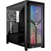 image:imageCORSAIR Frame 4000X RS Modular MidTower ATX PC Case  RGB Front Panel 4X RS120 PWM Fans Included InfiniRail Fan Mount System Reverse GPU AntiSag and Motherboard Support  WhiteBlack