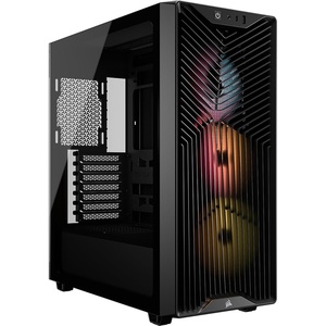 image:imageCORSAIR 3200D RS ARGB MidTower PC Case  3X RS120 ARGB PWM Fans Included GPU Antisag Stabilization Arm ASUS BTF MSI Project Zero Gigabyte Project Stealth  WhiteBlack