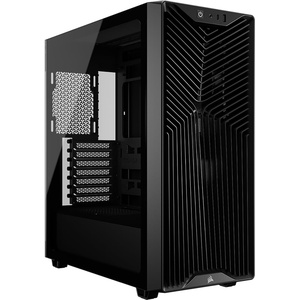 image:imageCORSAIR 3200D RS MidTower PC Case  3X RS120 PWM Fans Included GPU Antisag Stabilization Arm ASUS BTF MSI Project Zero Gigabyte Project Stealth  BlackBlack