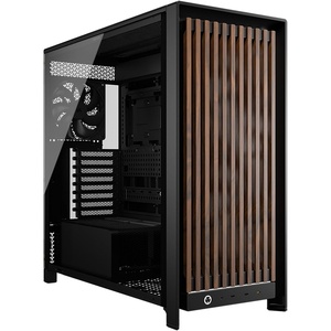 image:imageCORSAIR Frame 5000D Wood RS MidTower ATX PC Case  Solid Wood Airflow Panel 3X PreInstalled Fans Modular Customization Spacious Interior GPU AntiSag  BlackWalnutBlackWalnut